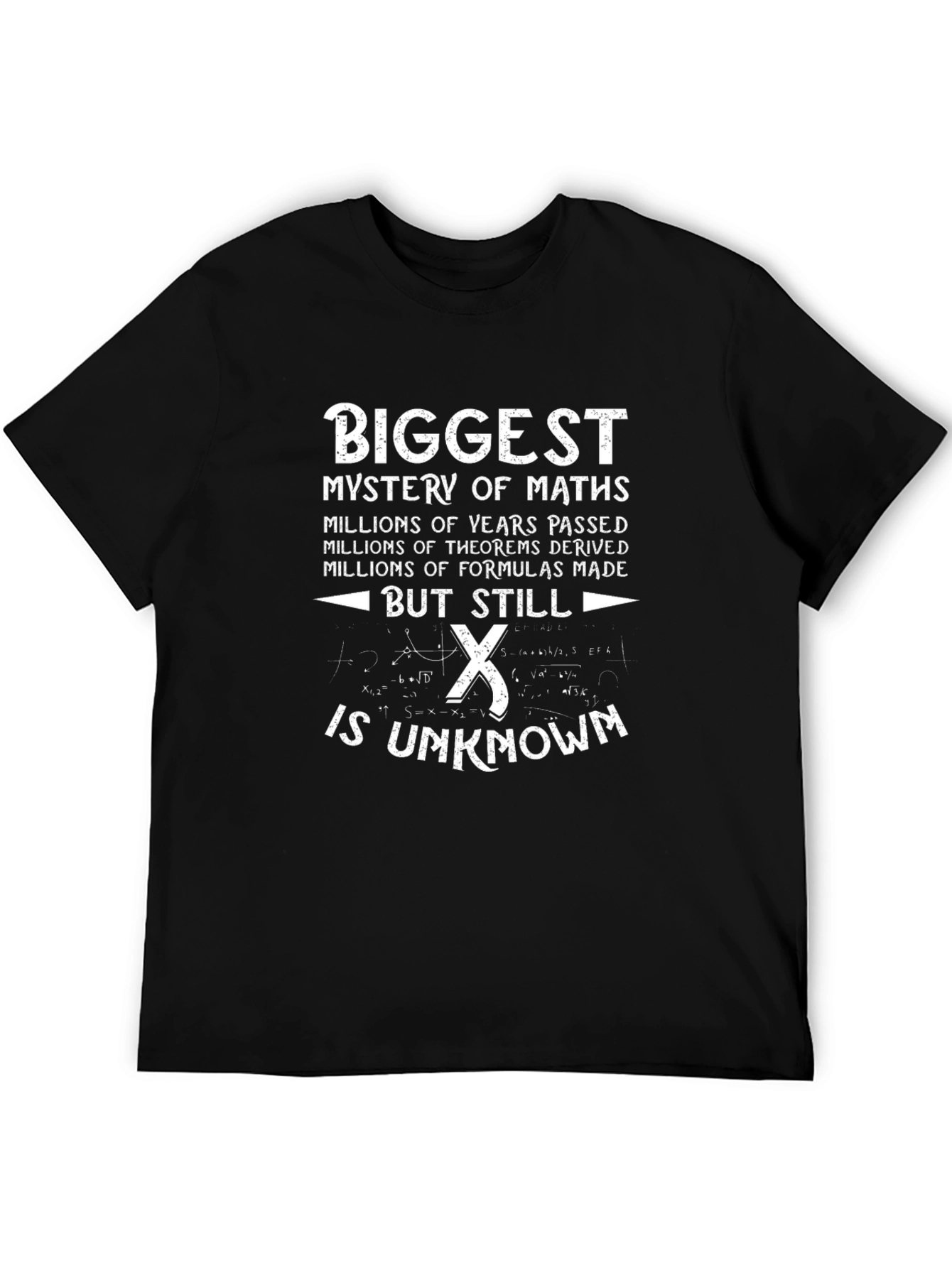 Math Mystery T-Shirt - Funny Algebra Graphic Tee