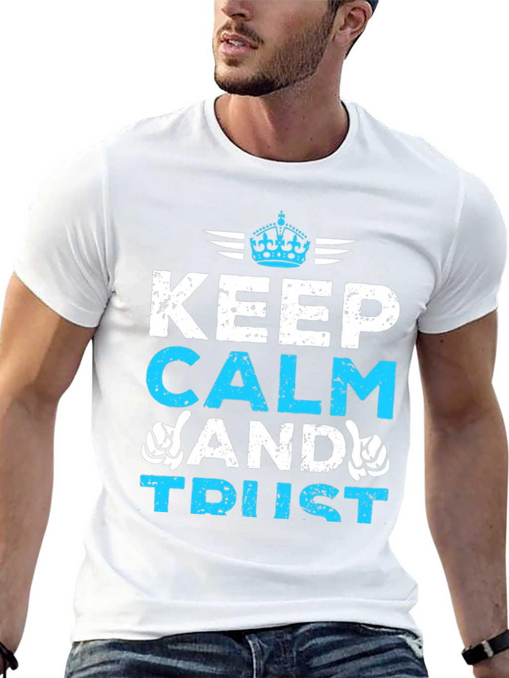 Keep Calm and Trust Graphic T-Shirt