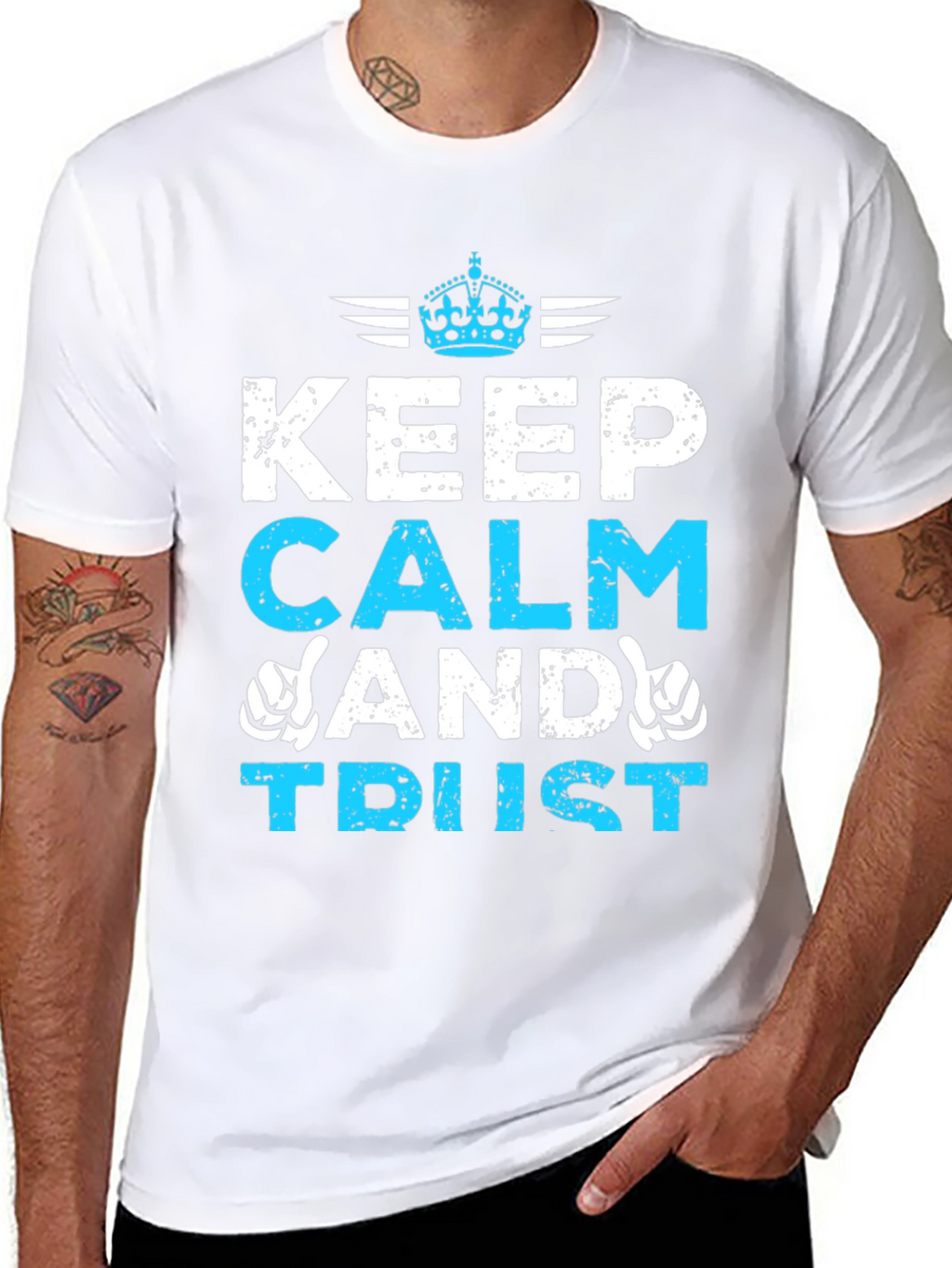 Keep Calm and Trust Graphic T-Shirt