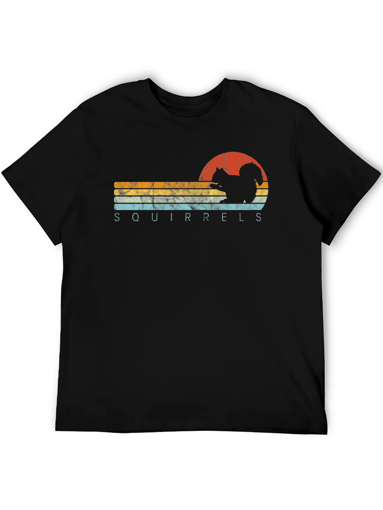 Vintage Squirrels Graphic T-Shirt Retro Design