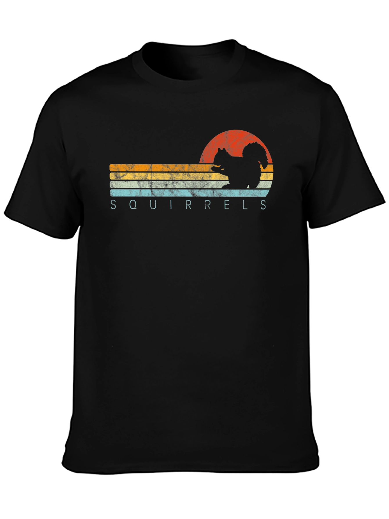 Vintage Squirrels Graphic T-Shirt Retro Design