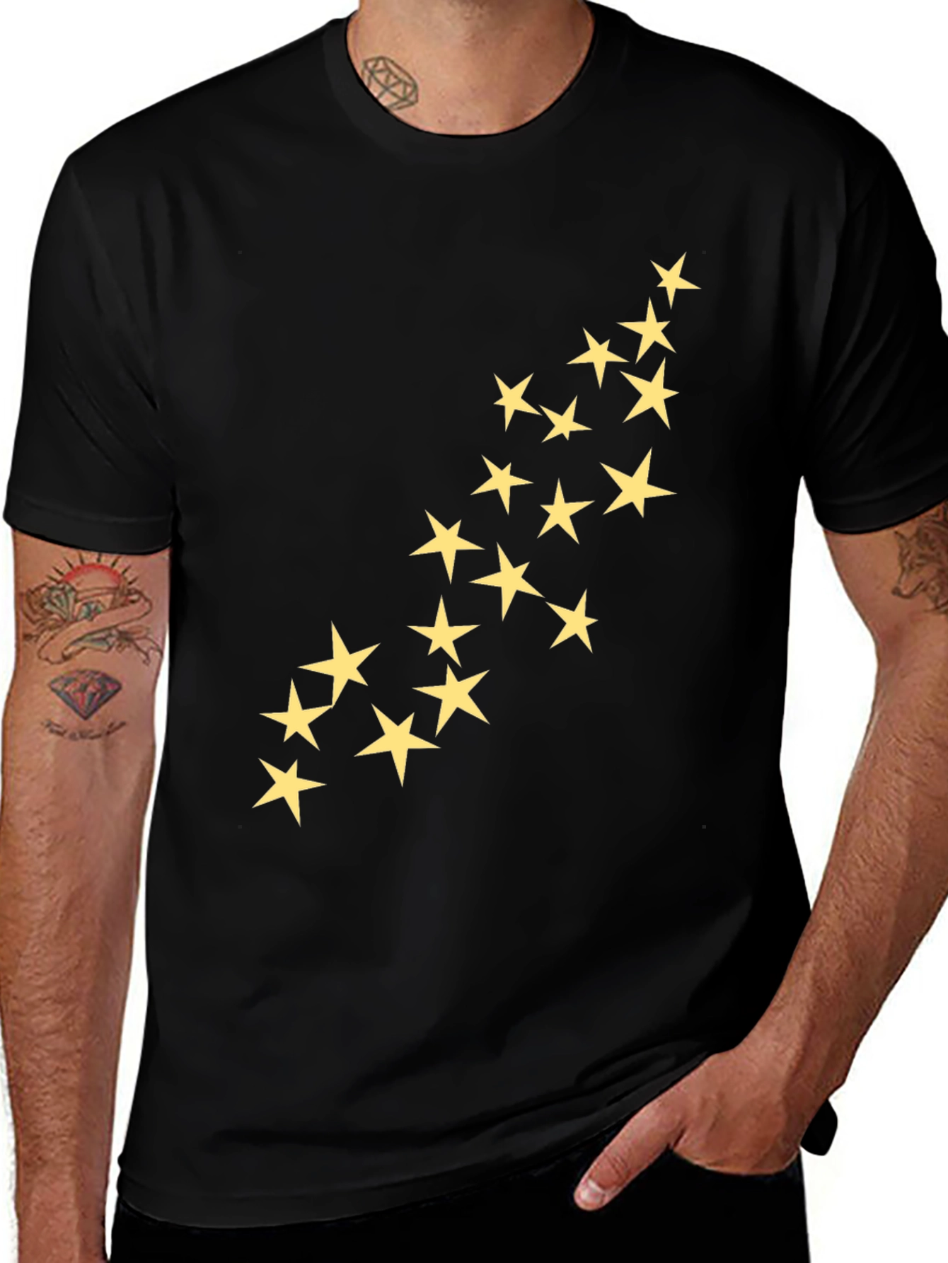 Starry Sky Black T-Shirt