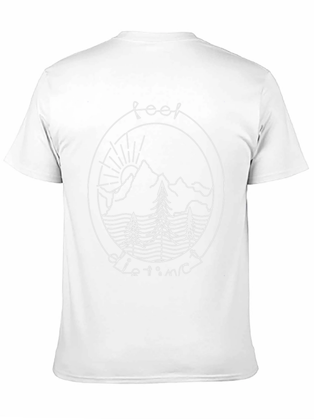 Feel Distinct Mountain Scene Graphic Tee