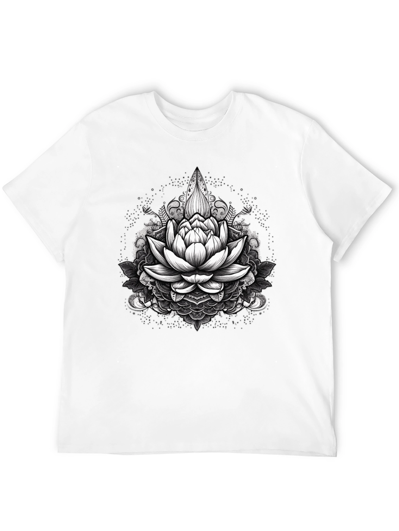 Lotus Flower Mandala Graphic T-Shirt