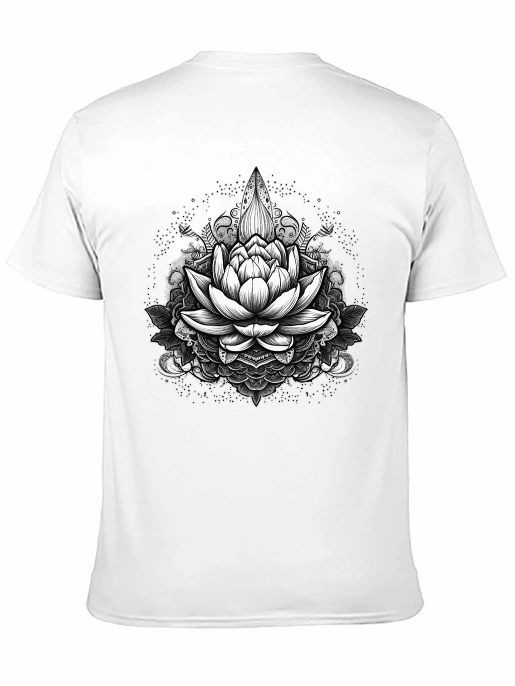 Lotus Flower Mandala Graphic T-Shirt