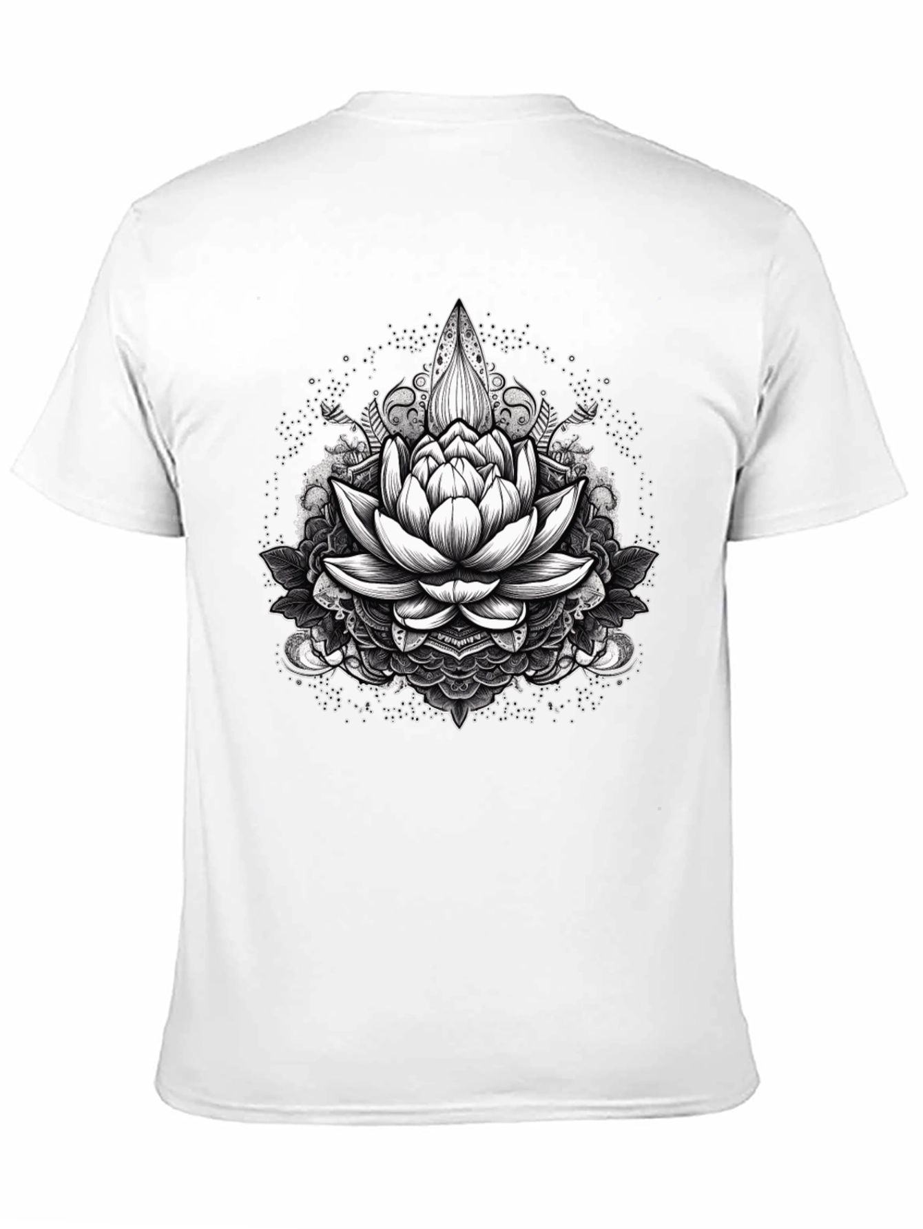 Lotus Flower Mandala Graphic T-Shirt