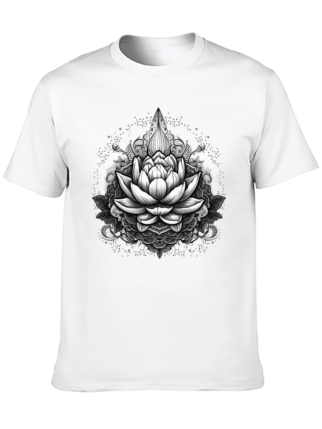Lotus Flower Mandala Graphic T-Shirt