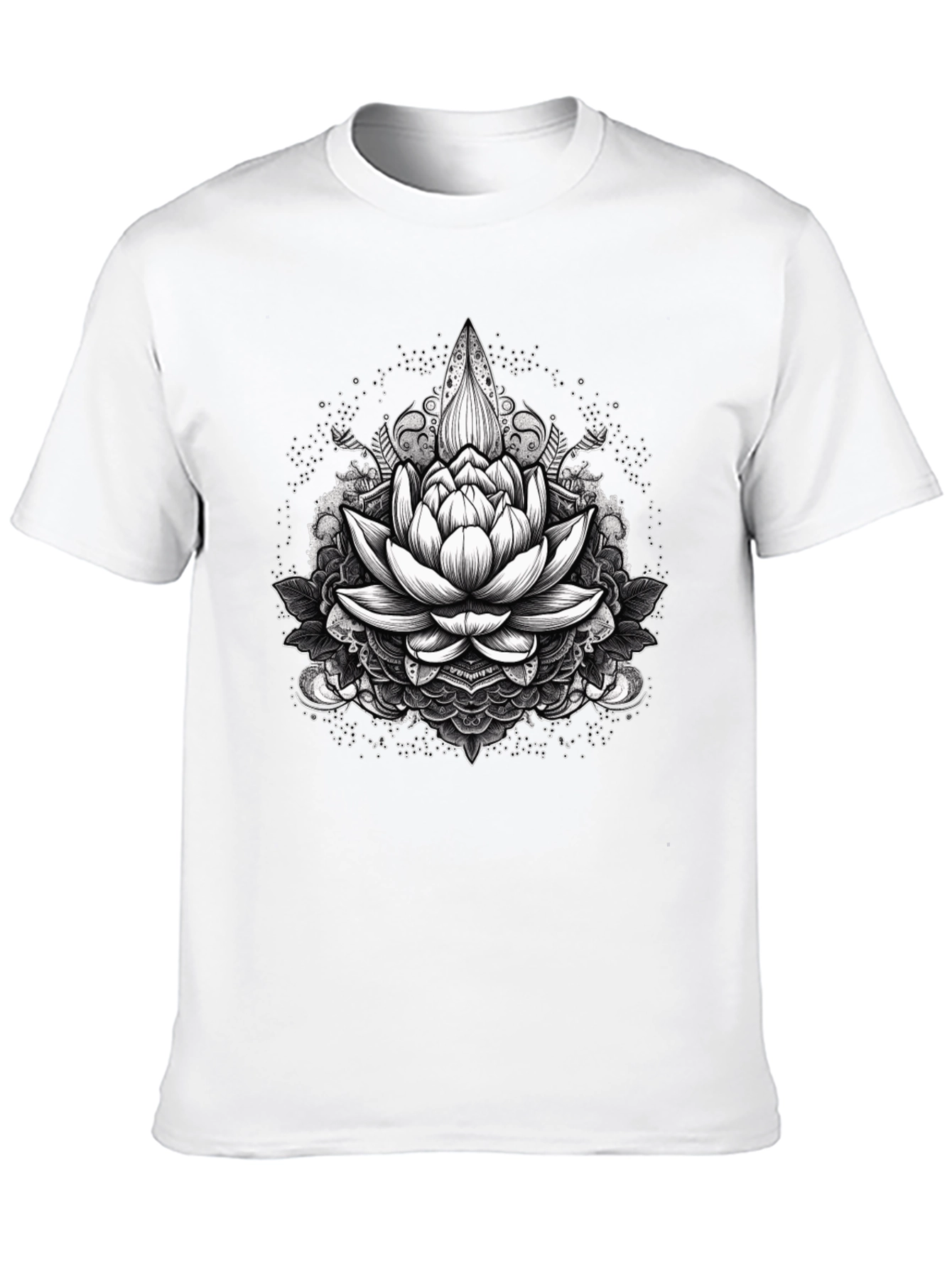 Lotus Flower Mandala Graphic T-Shirt