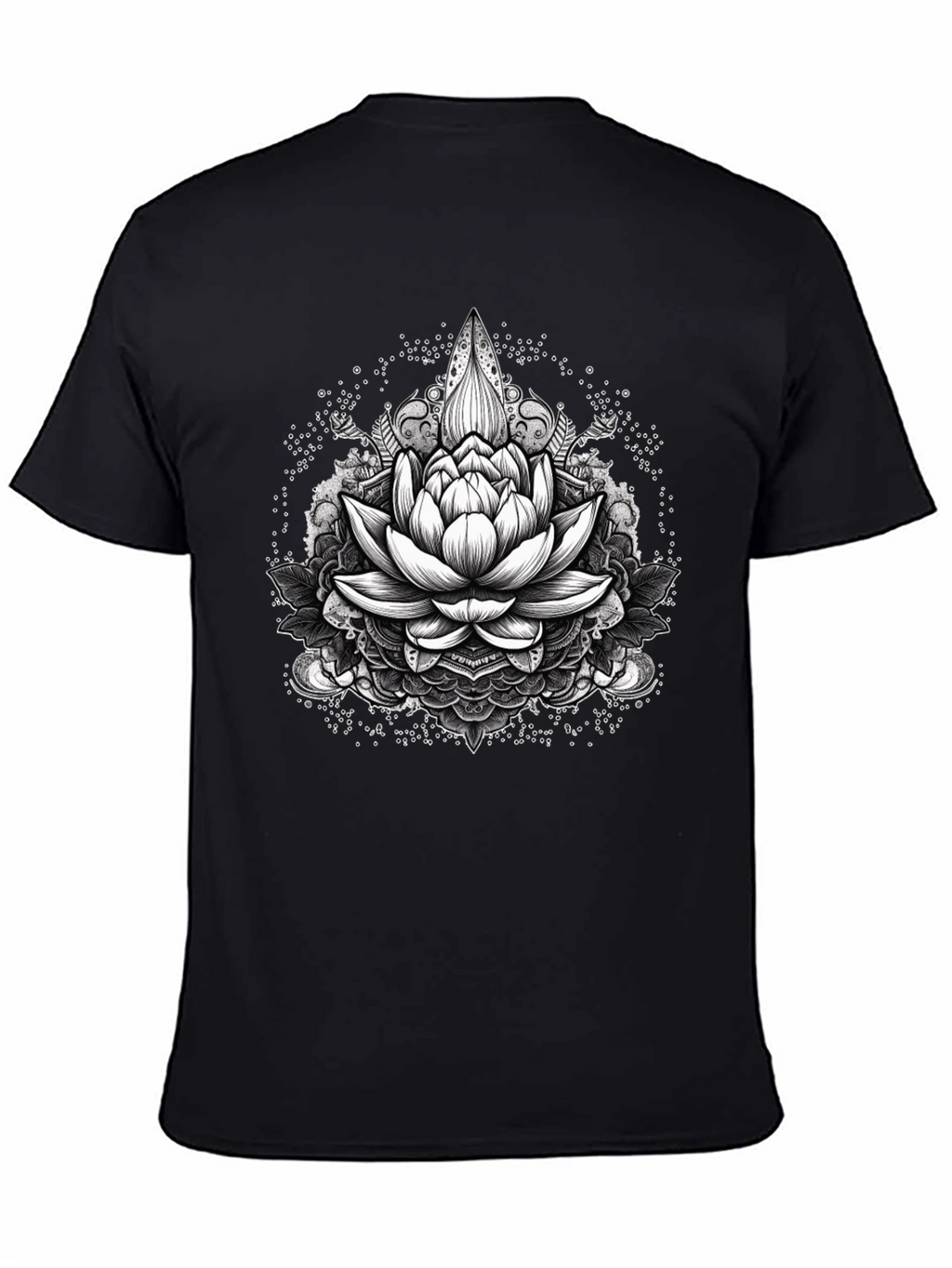Lotus Flower Mandala Graphic T-Shirt