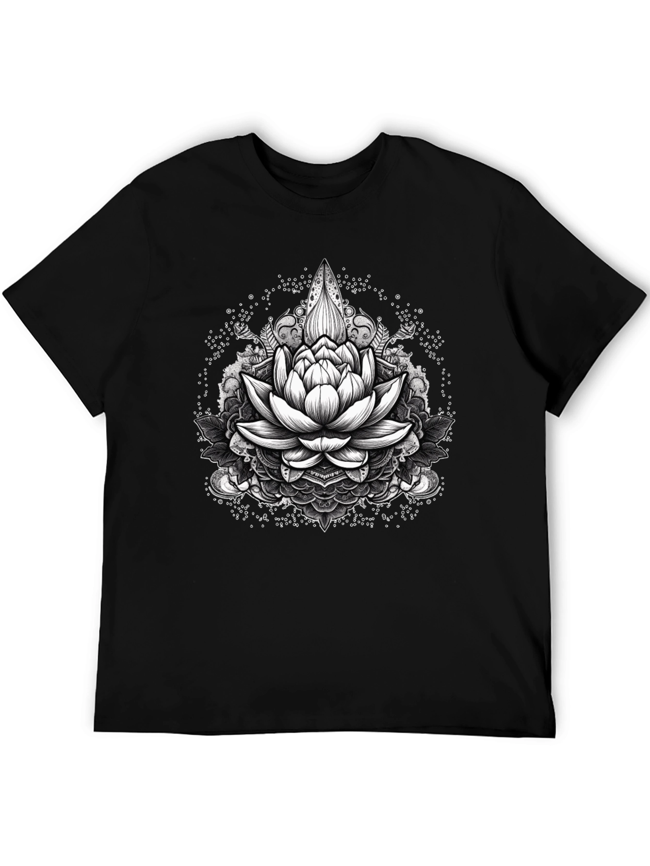 Lotus Flower Mandala Graphic T-Shirt