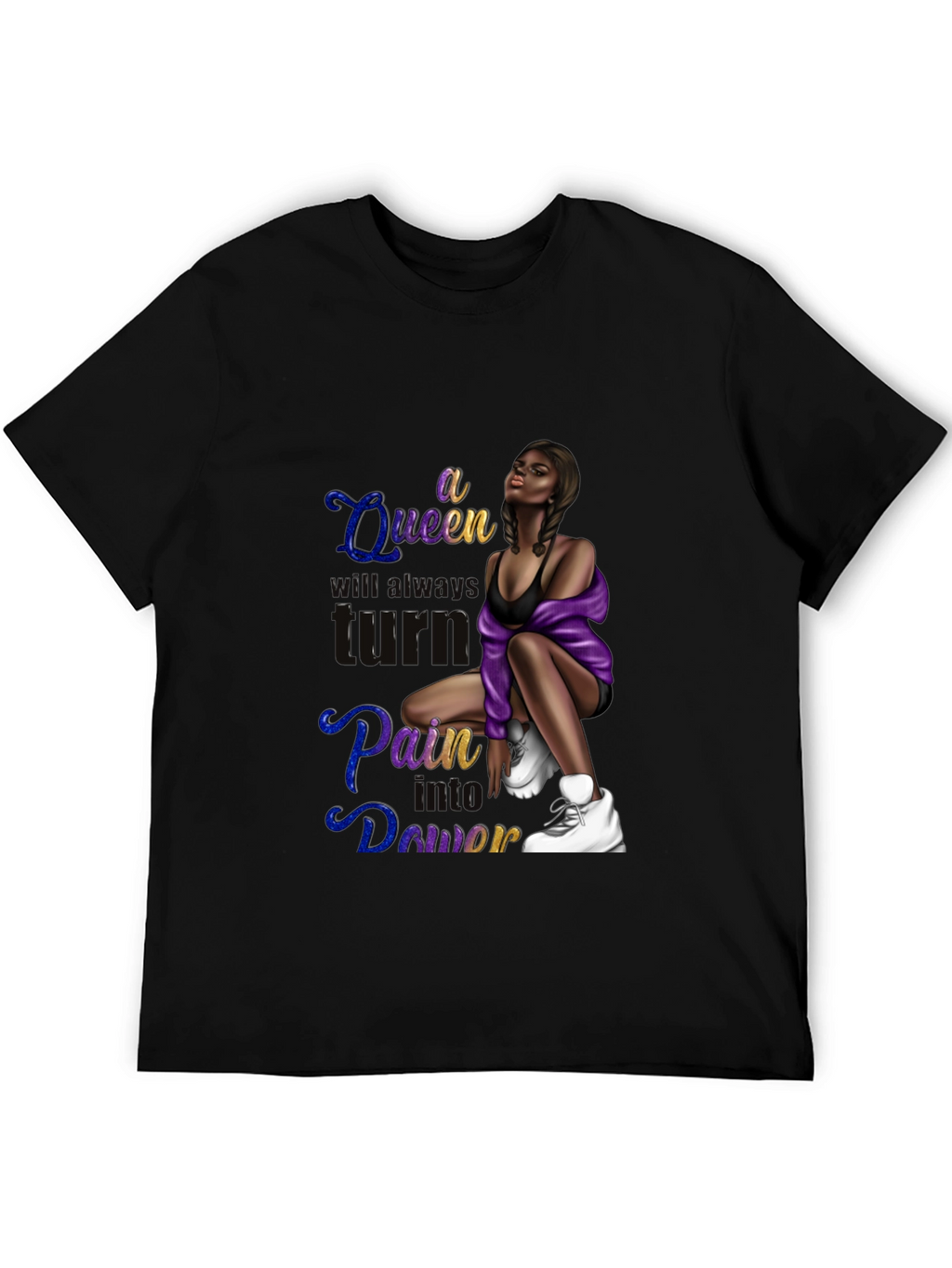 Queen in Pain & Power Graphic T-Shirt