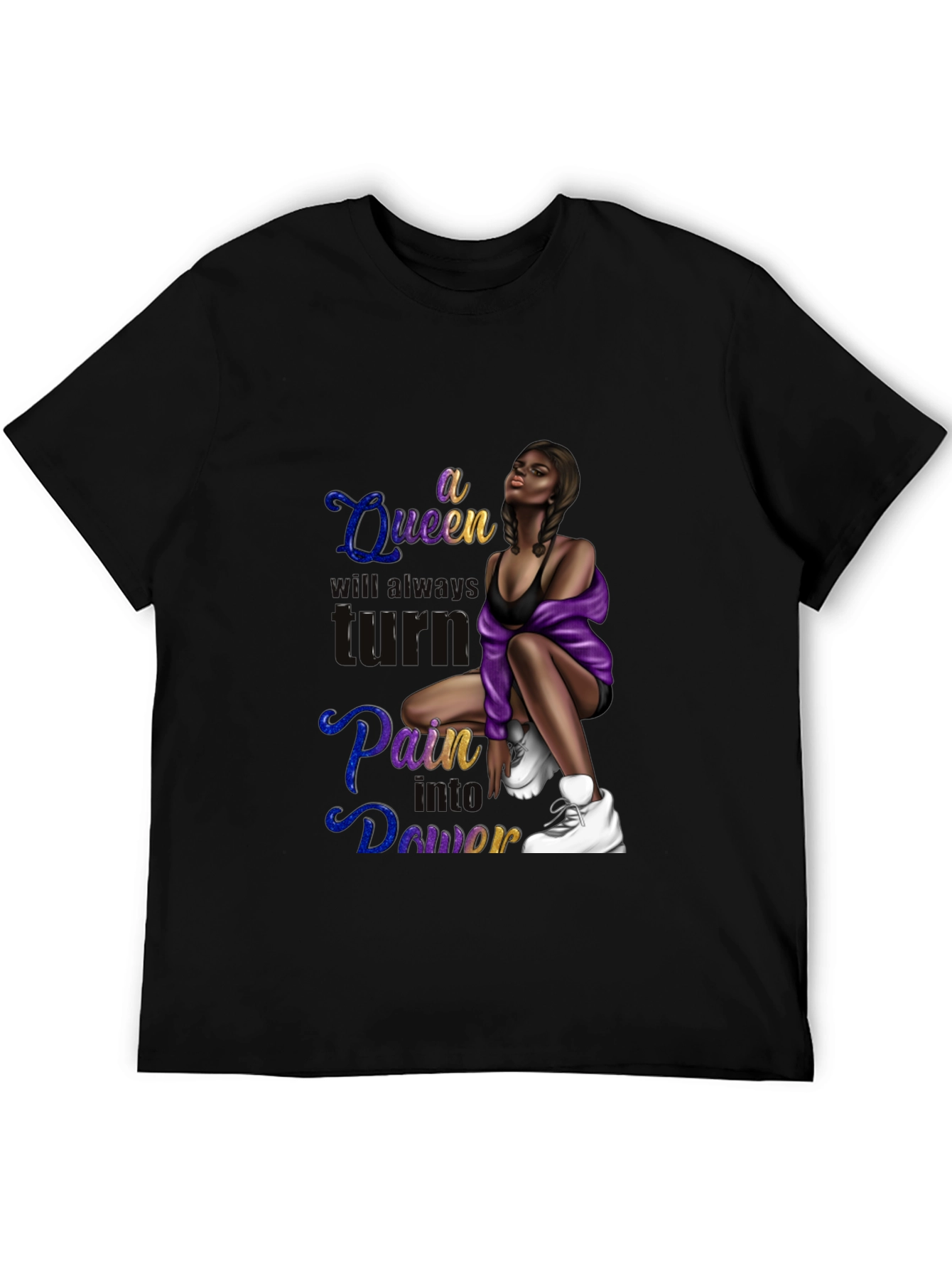 Queen in Pain & Power Graphic T-Shirt