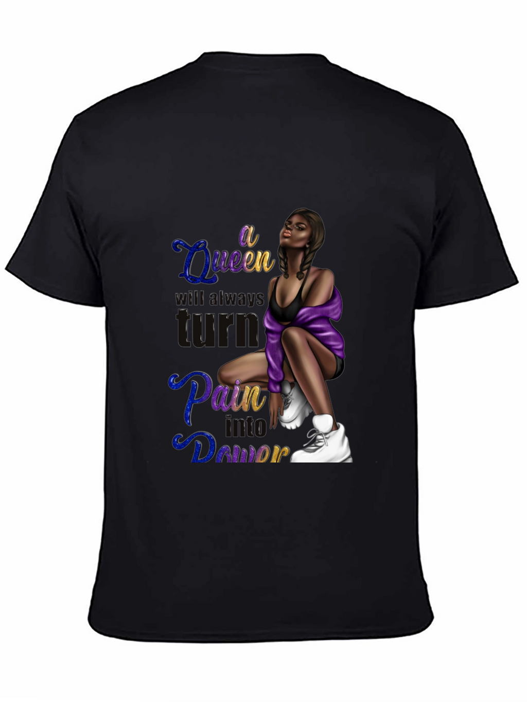 Queen in Pain & Power Graphic T-Shirt