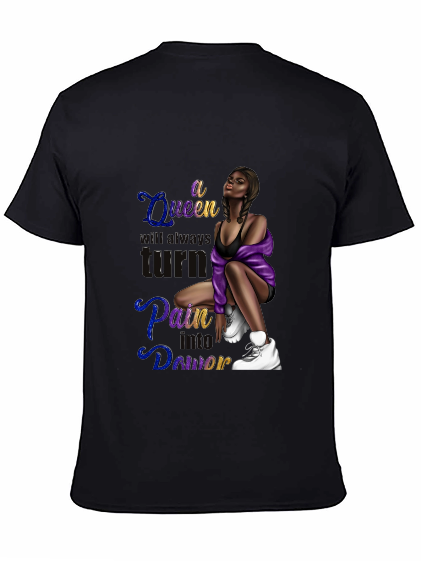 Queen in Pain & Power Graphic T-Shirt