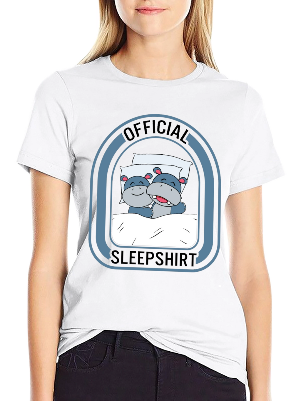 Official Sleepshirt: Hippo Pajama Tee