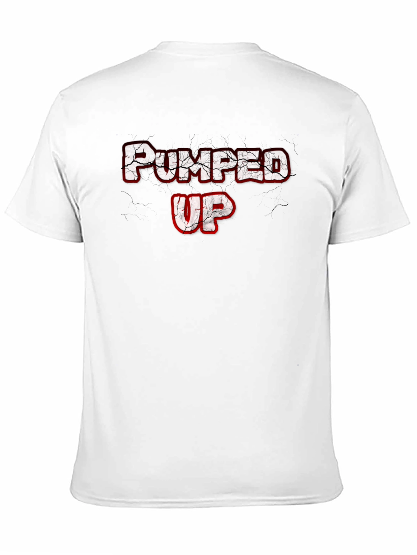 Pumped Up Graphic Tee - Black Cotton T-Shirt