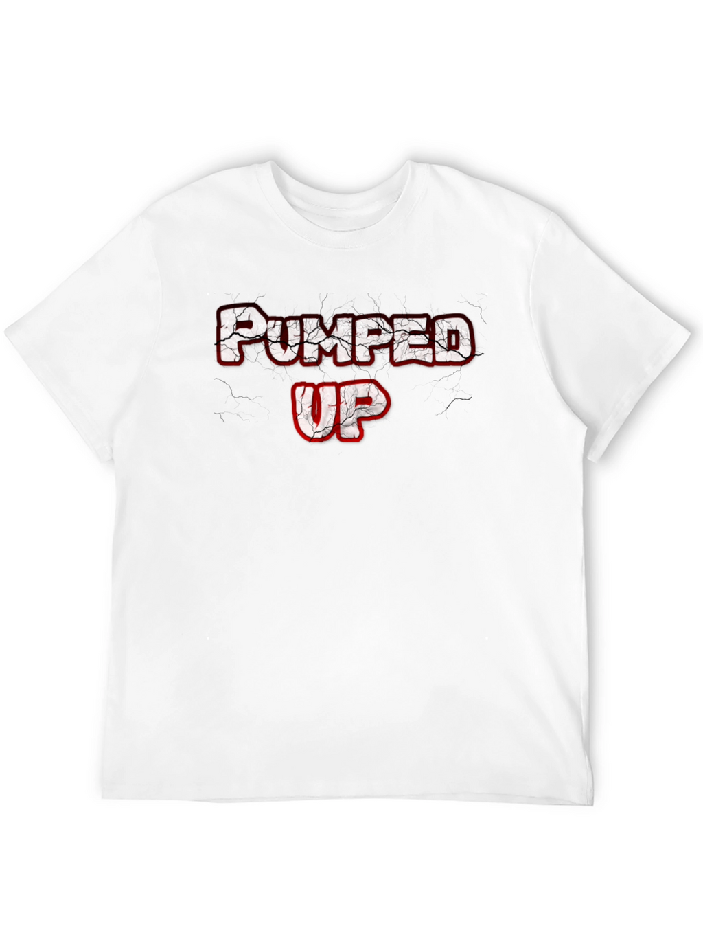 Pumped Up Graphic Tee - Black Cotton T-Shirt