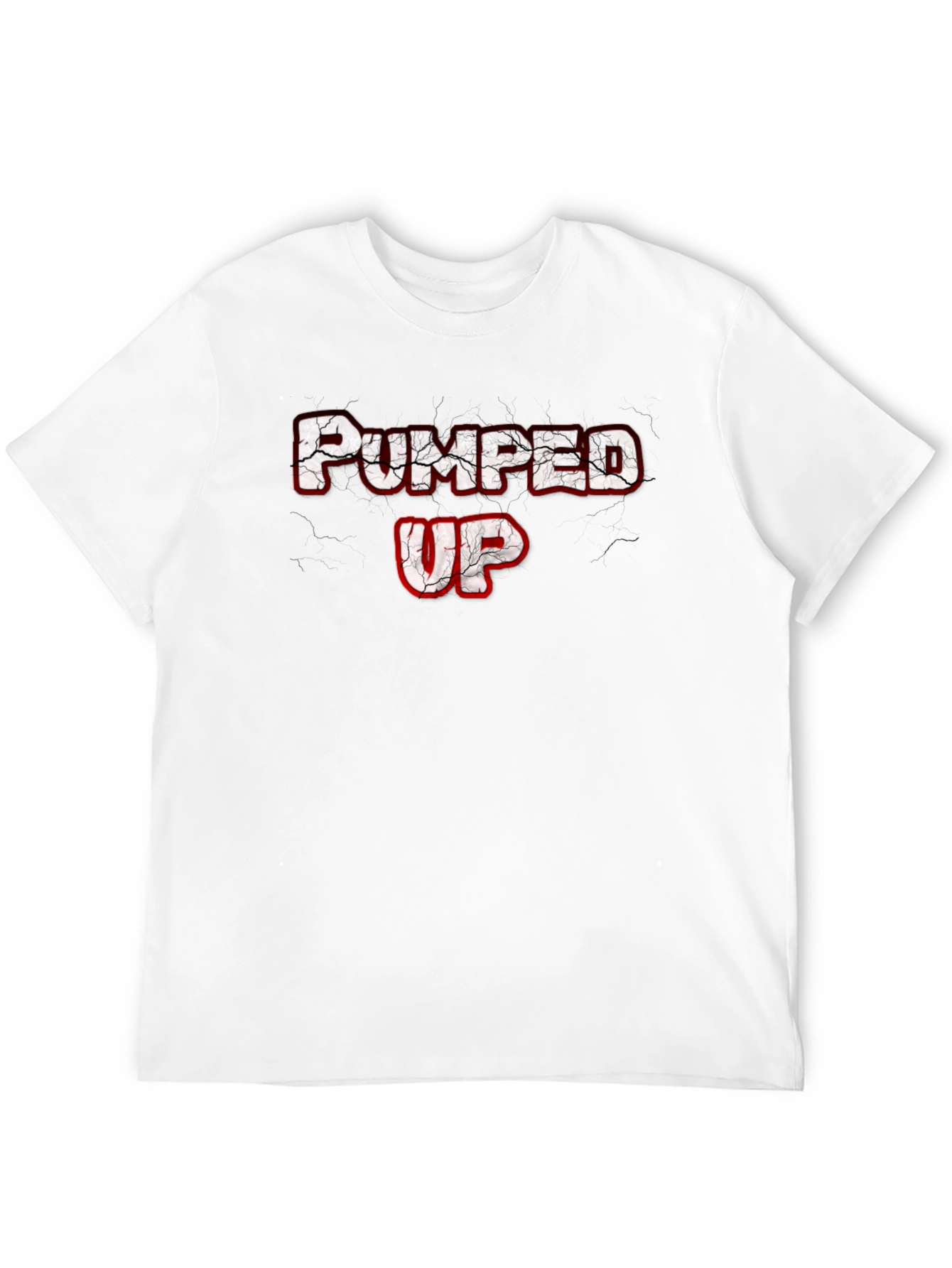 Pumped Up Graphic Tee - Black Cotton T-Shirt