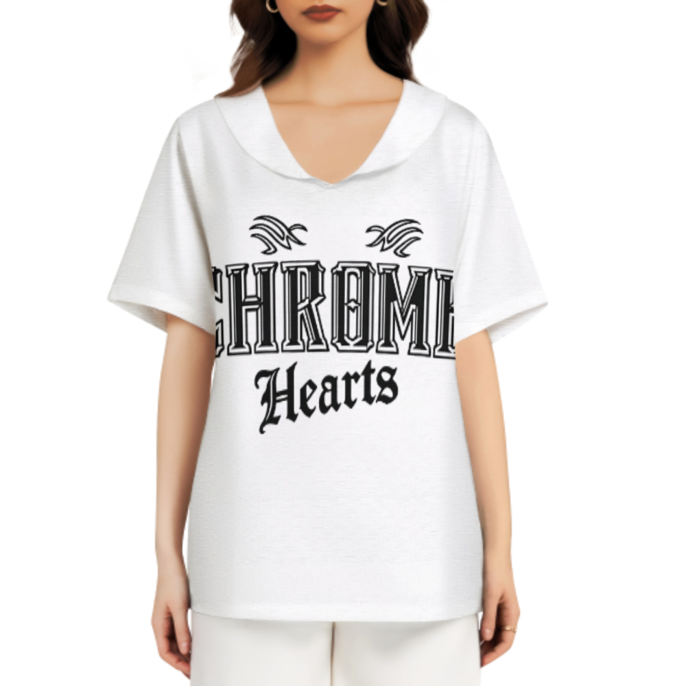 Chrome Hearts Inspired Gothic Graphic T-Shirt – Vintage Streetwear Style Oversized Fashion Tee(z328)