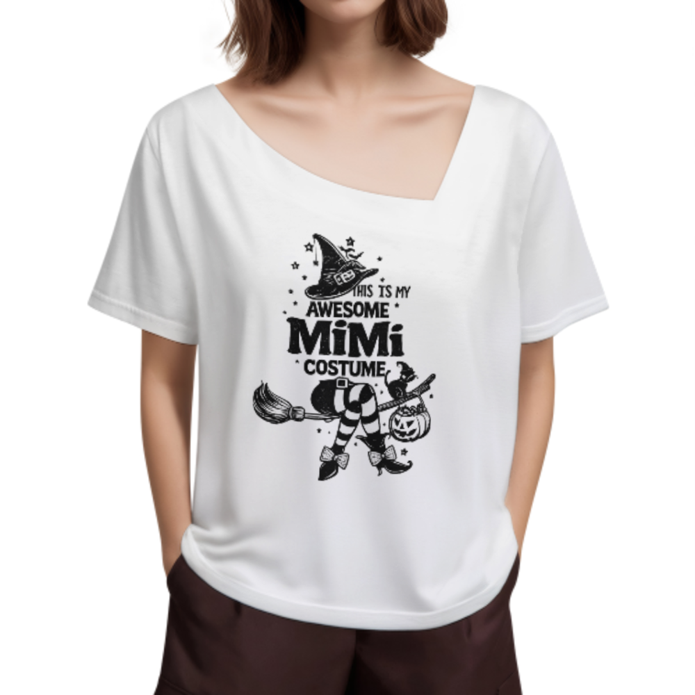 Awesome Mimi Costume Halloween Shirt – Funny Witch Grandma Graphic Tee for Fall Parties & Spooky Season(z353)
