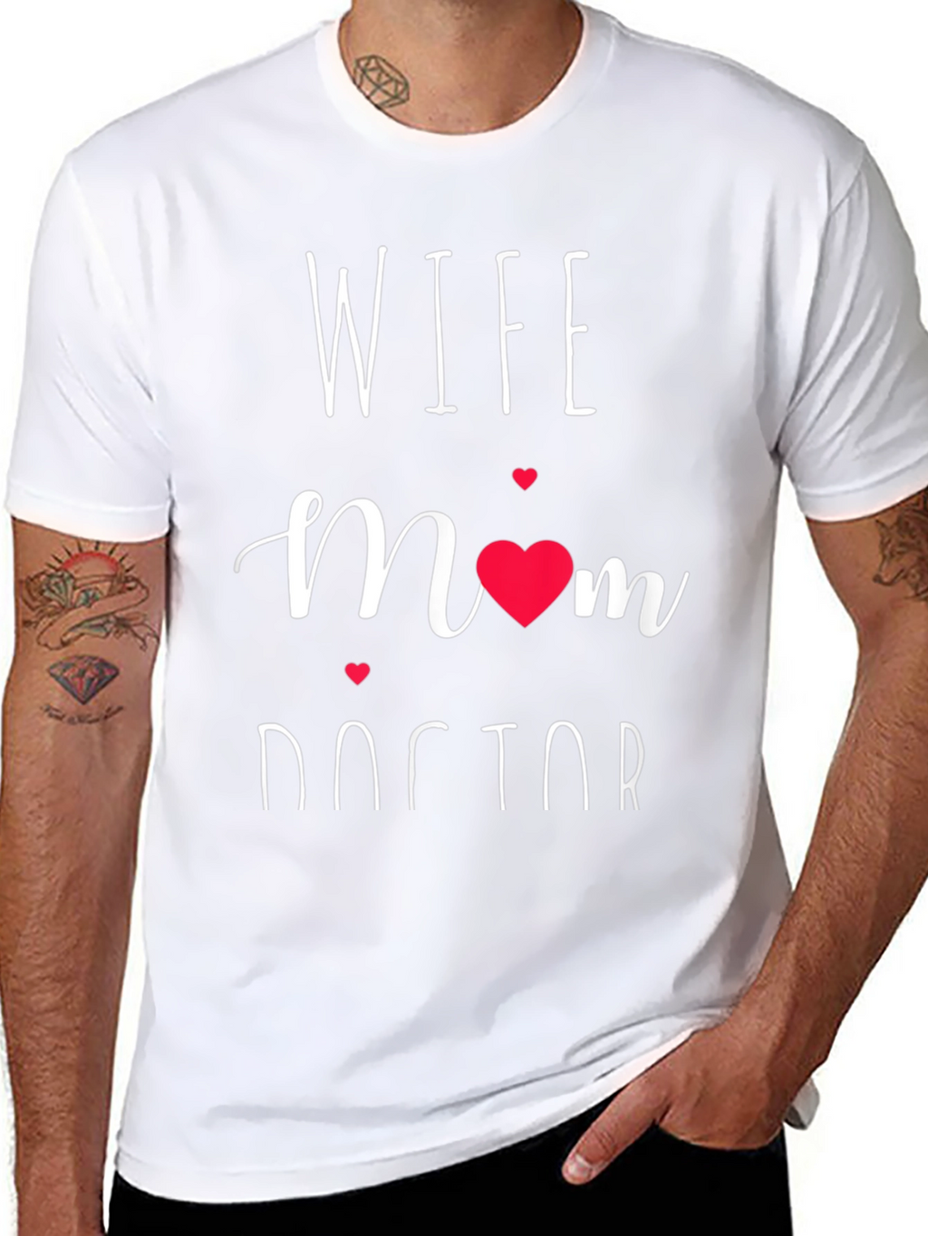 Wife Mom Doctor Graphic Tee