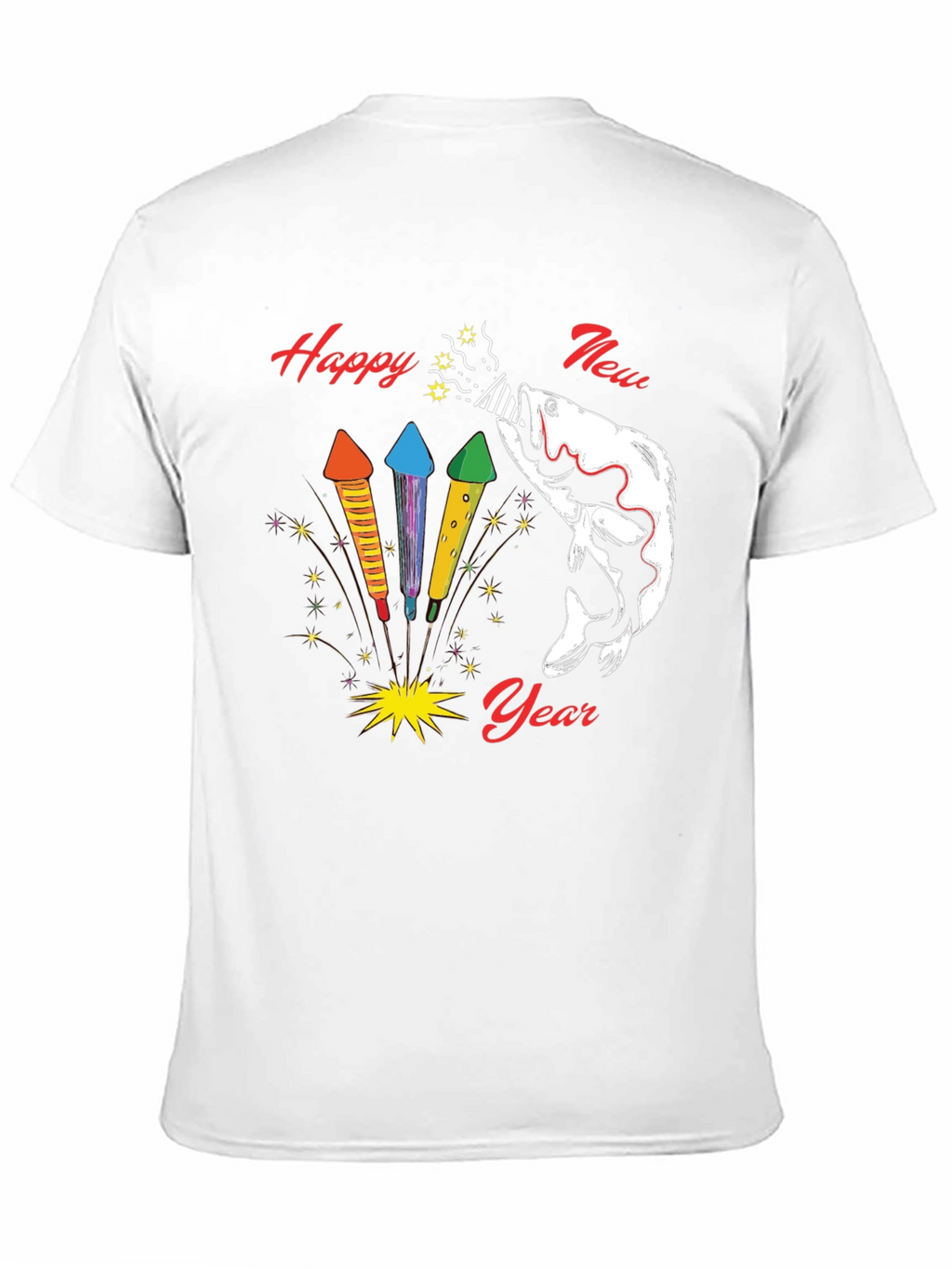 Happy New Year Fishing T-Shirt