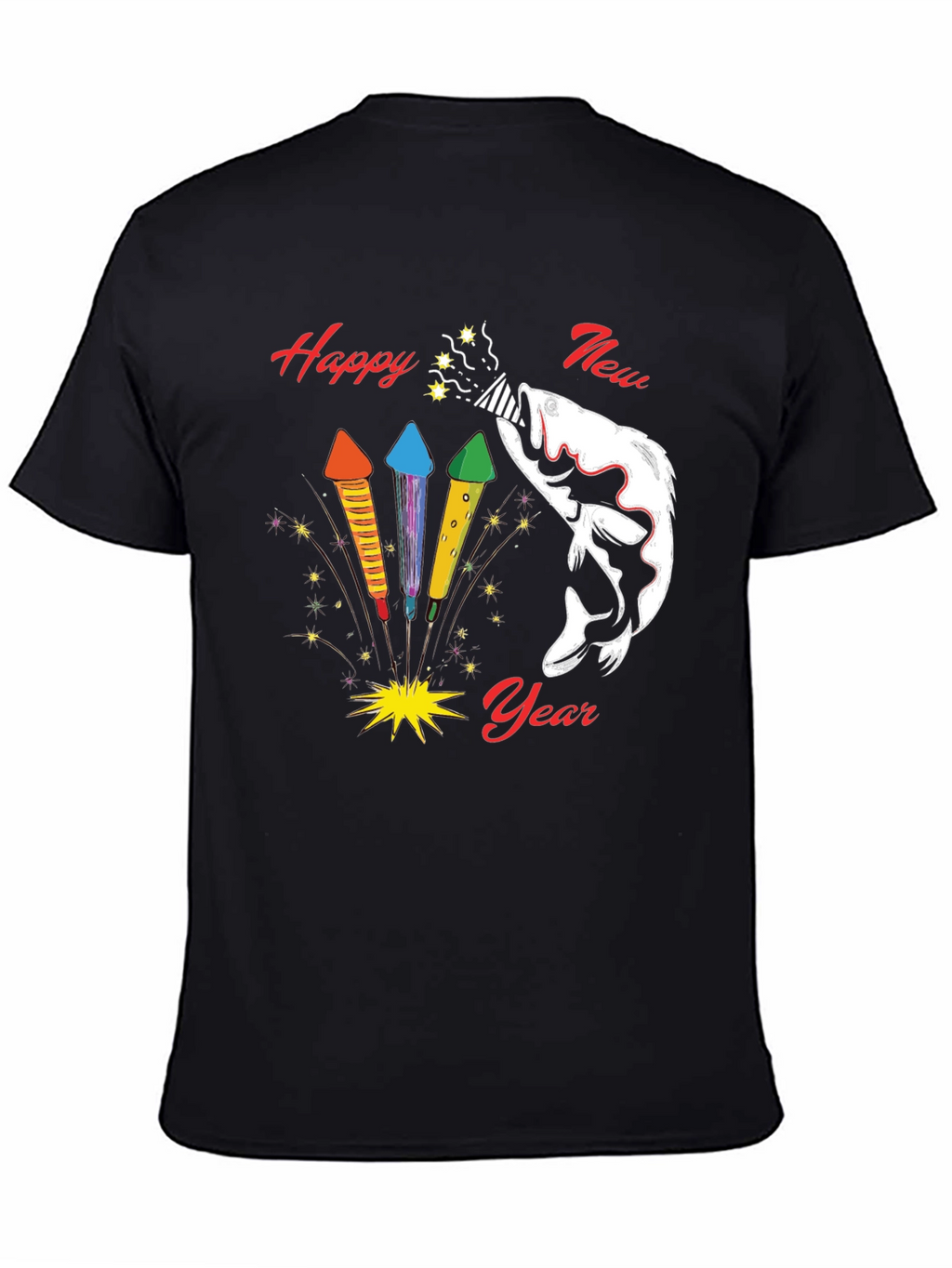 Happy New Year Fishing T-Shirt
