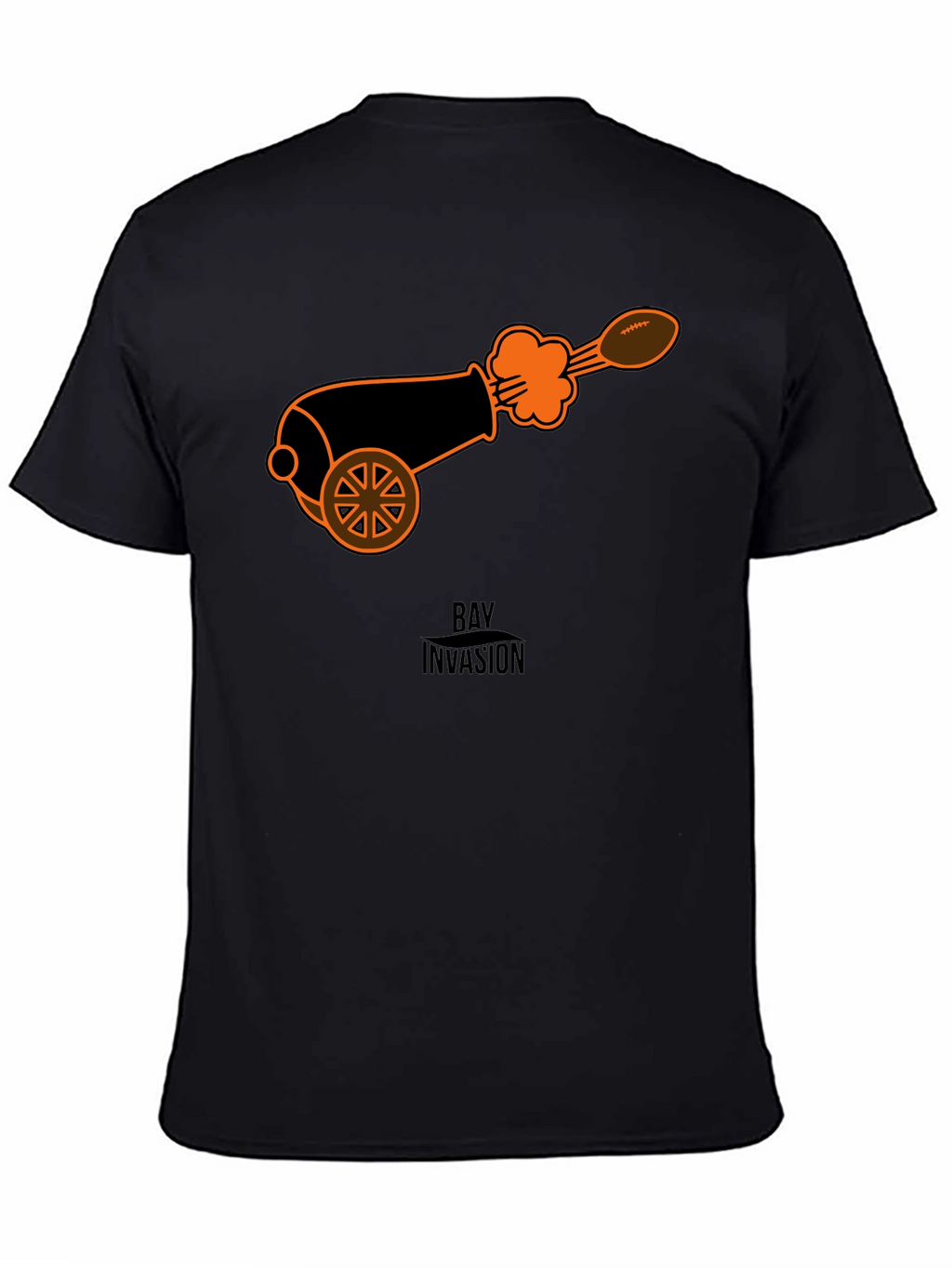 Cannon Football T-Shirt - Black