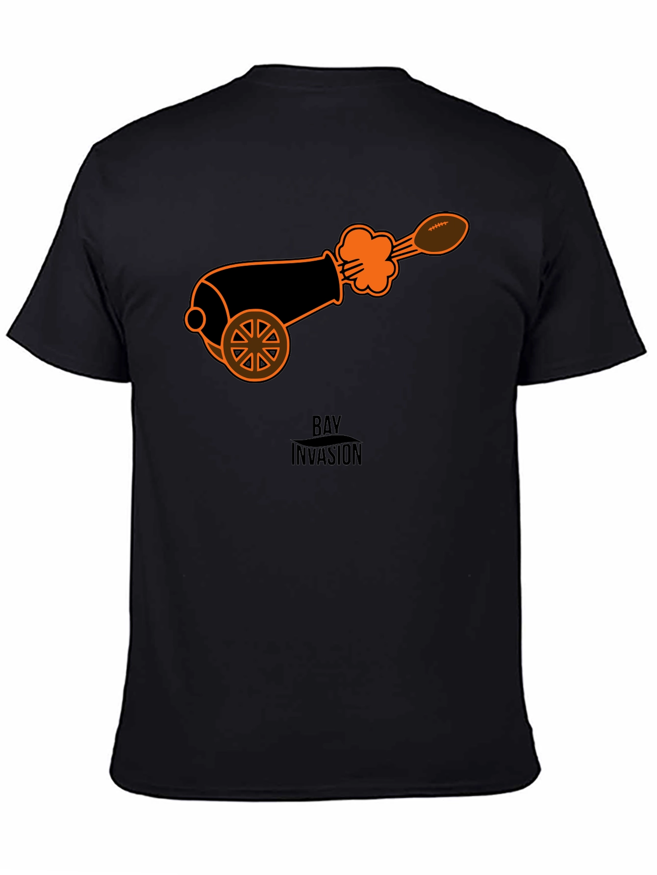 Cannon Football T-Shirt - Black