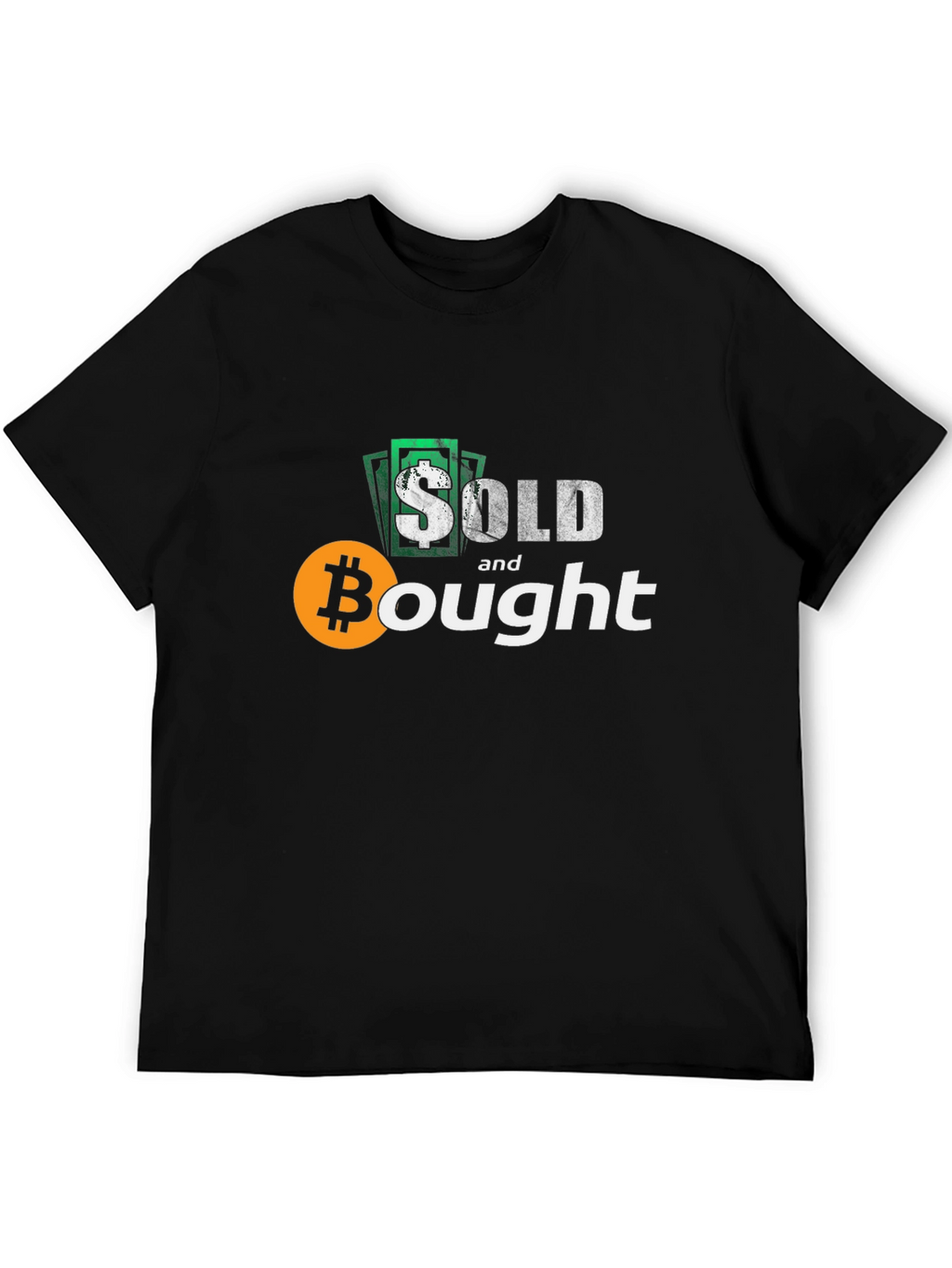 Bitcoin Sold & Bought Black T-Shirt