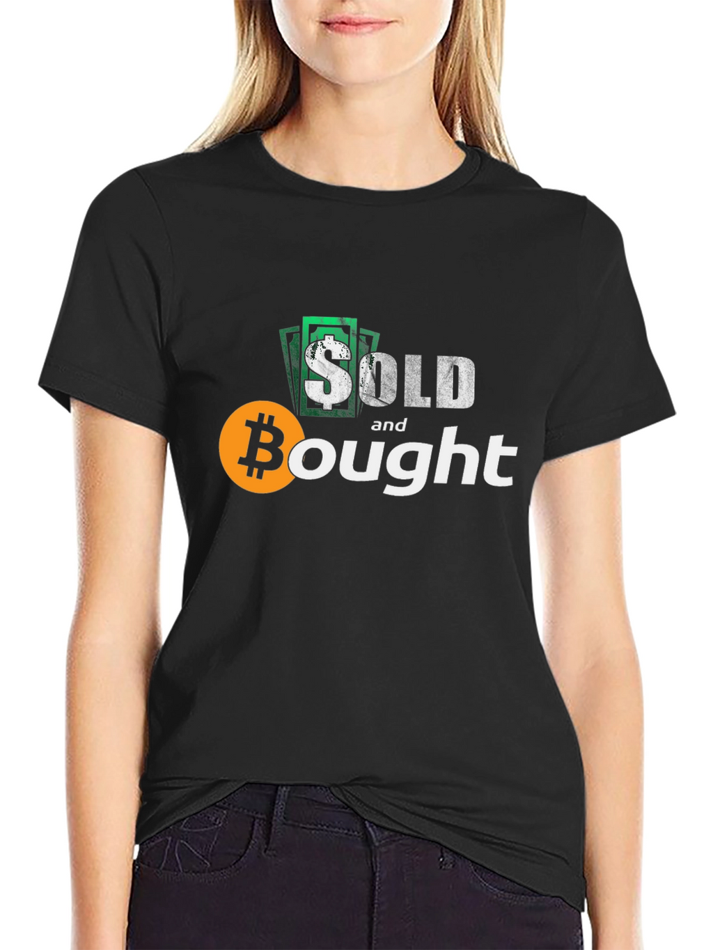 Bitcoin Sold & Bought Black T-Shirt