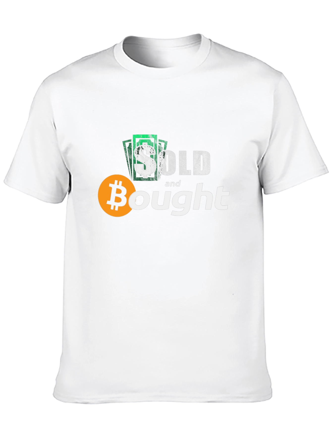 Bitcoin Sold & Bought Black T-Shirt