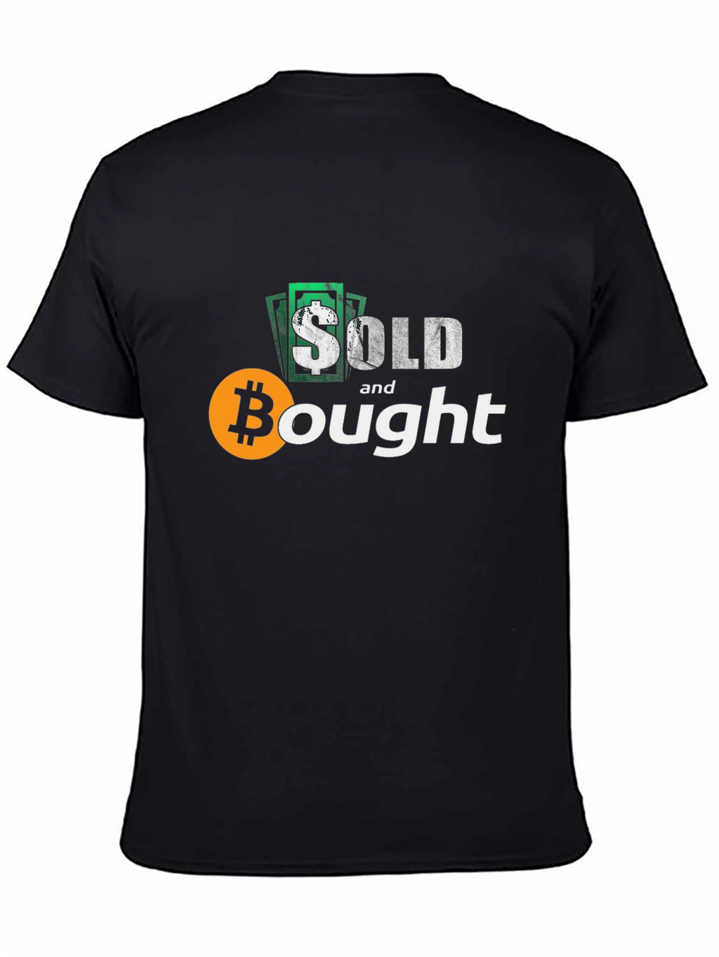 Bitcoin Sold & Bought Black T-Shirt