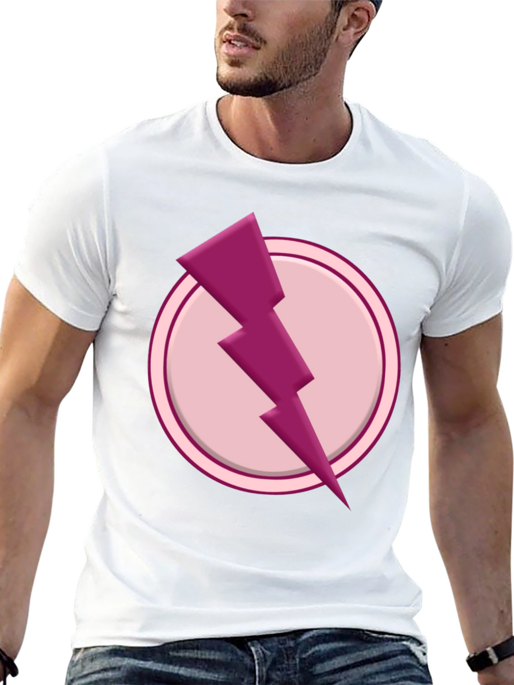 Lightning Bolt Graphic Tee - Stylish & Comfortable