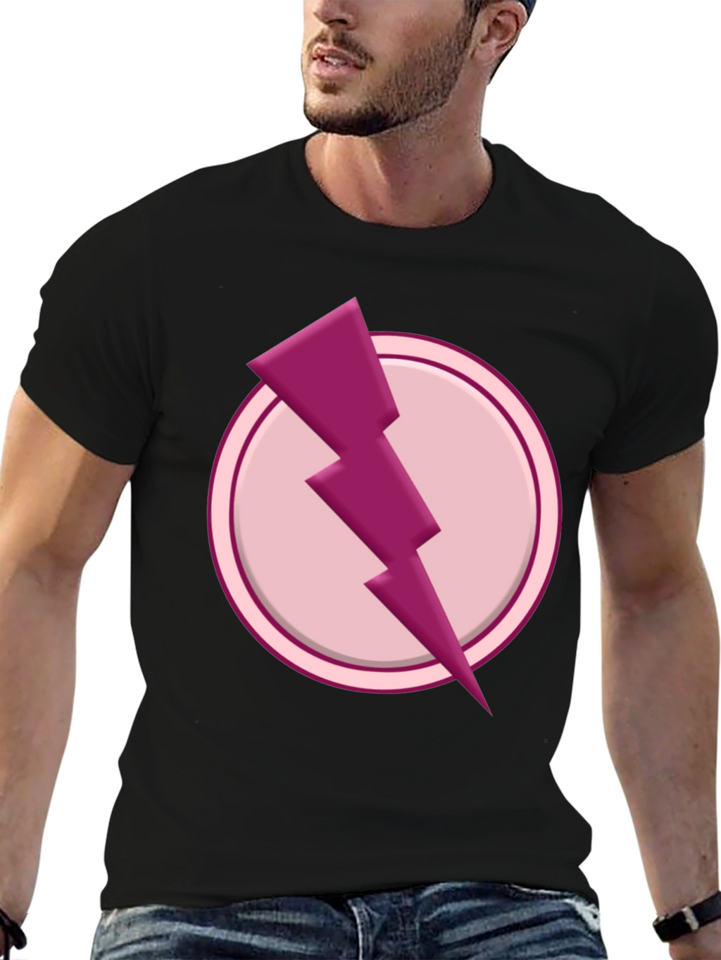 Lightning Bolt Graphic Tee - Stylish & Comfortable
