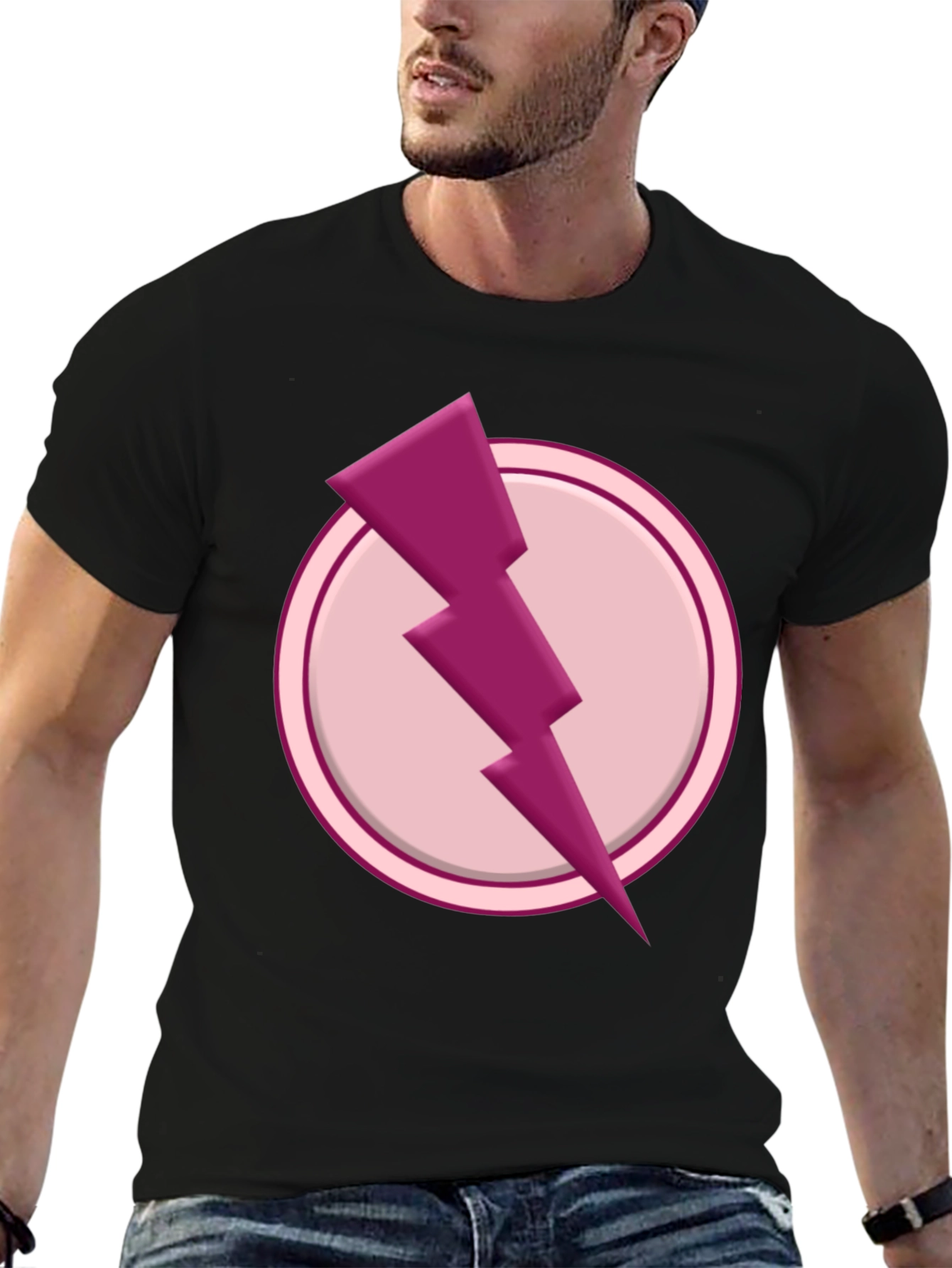 Lightning Bolt Graphic Tee - Stylish & Comfortable
