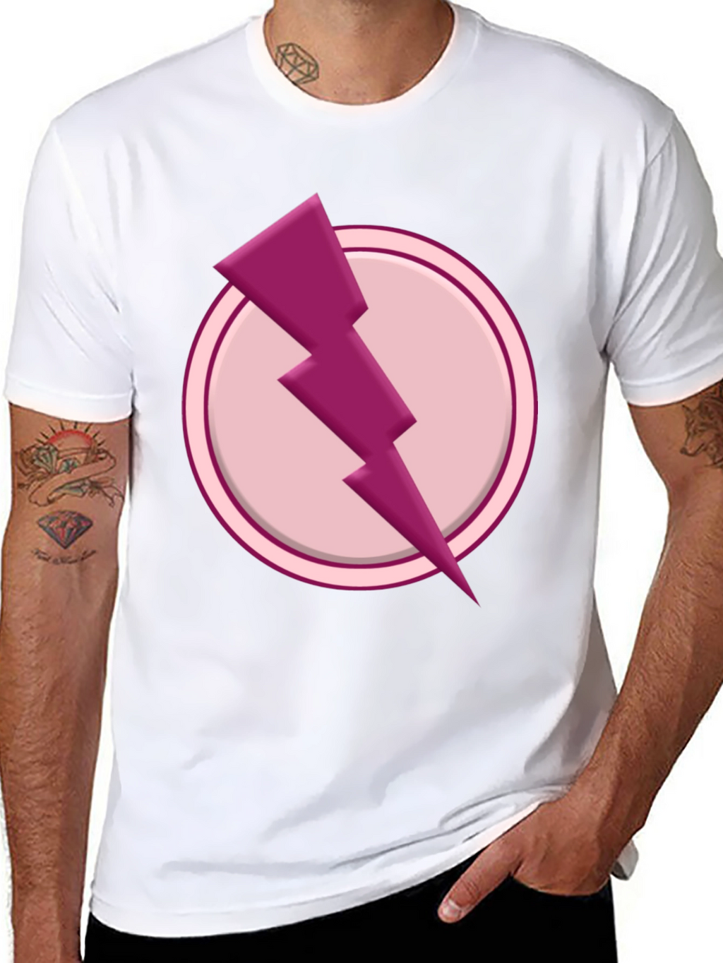 Lightning Bolt Graphic Tee - Stylish & Comfortable