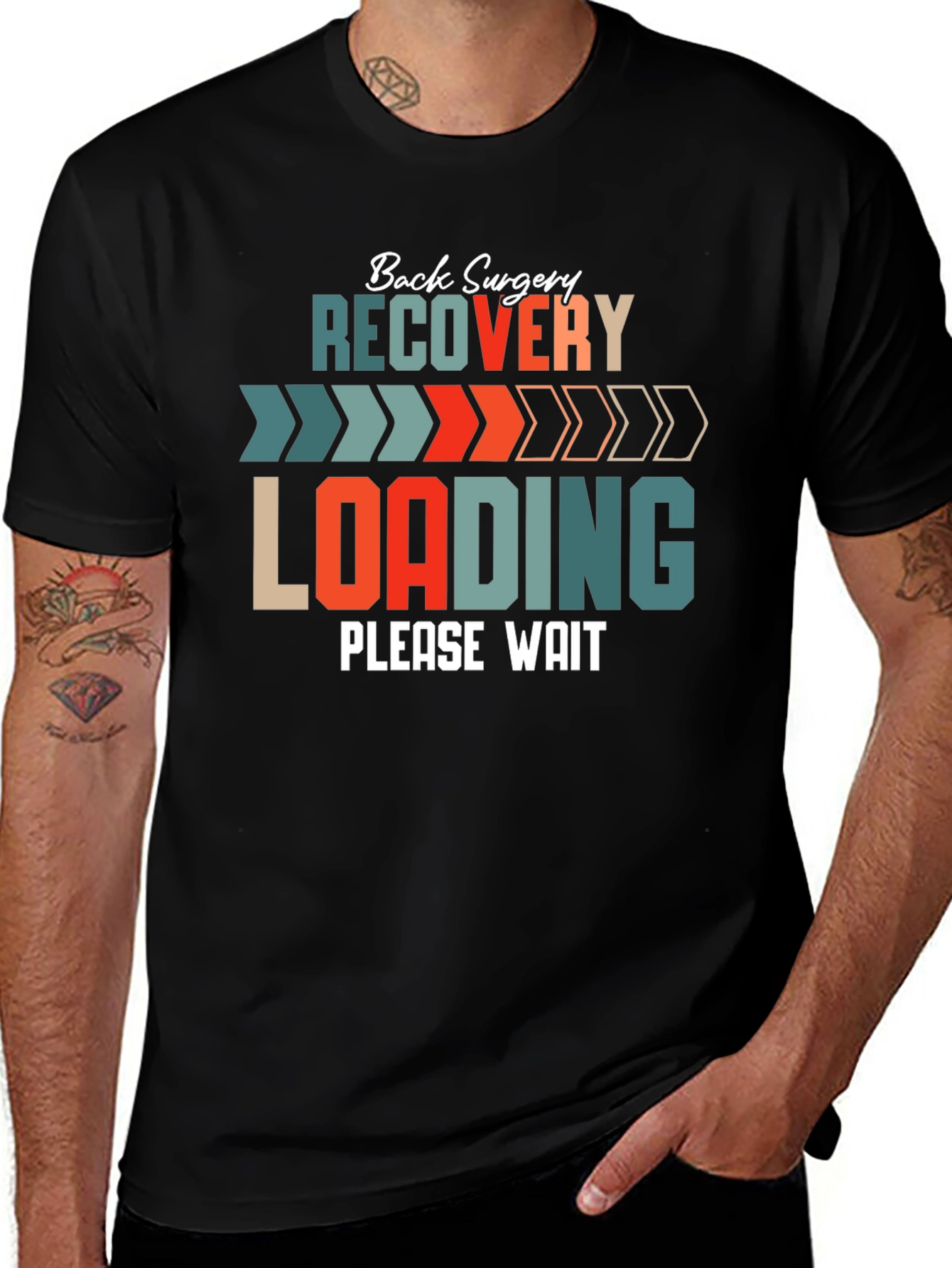 Back Surgery Recovery Loading T-Shirt