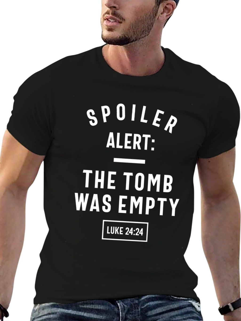 Spoiler Alert Tomb Empty Graphic T-Shirt