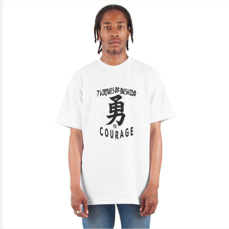 7 Virtues of Bushido (Courage - Black Kanji)