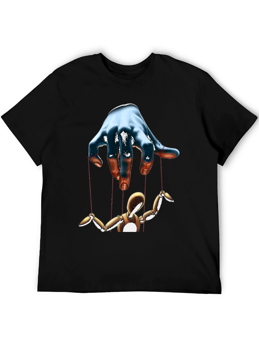 Puppet Master Graphic Tee - Black Cotton T-Shirt