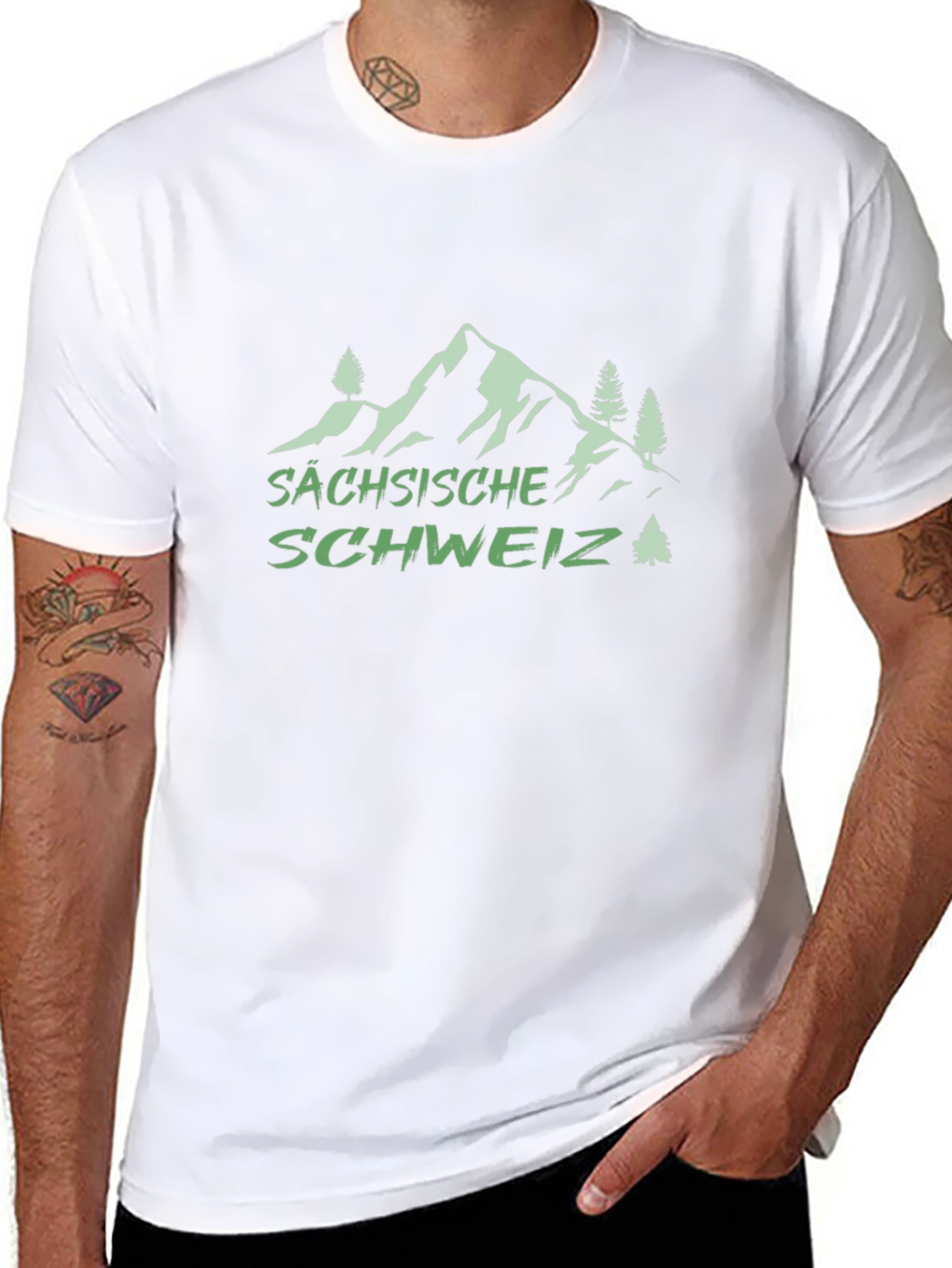 Sächsische Schweiz Mountain Graphic T-Shirt