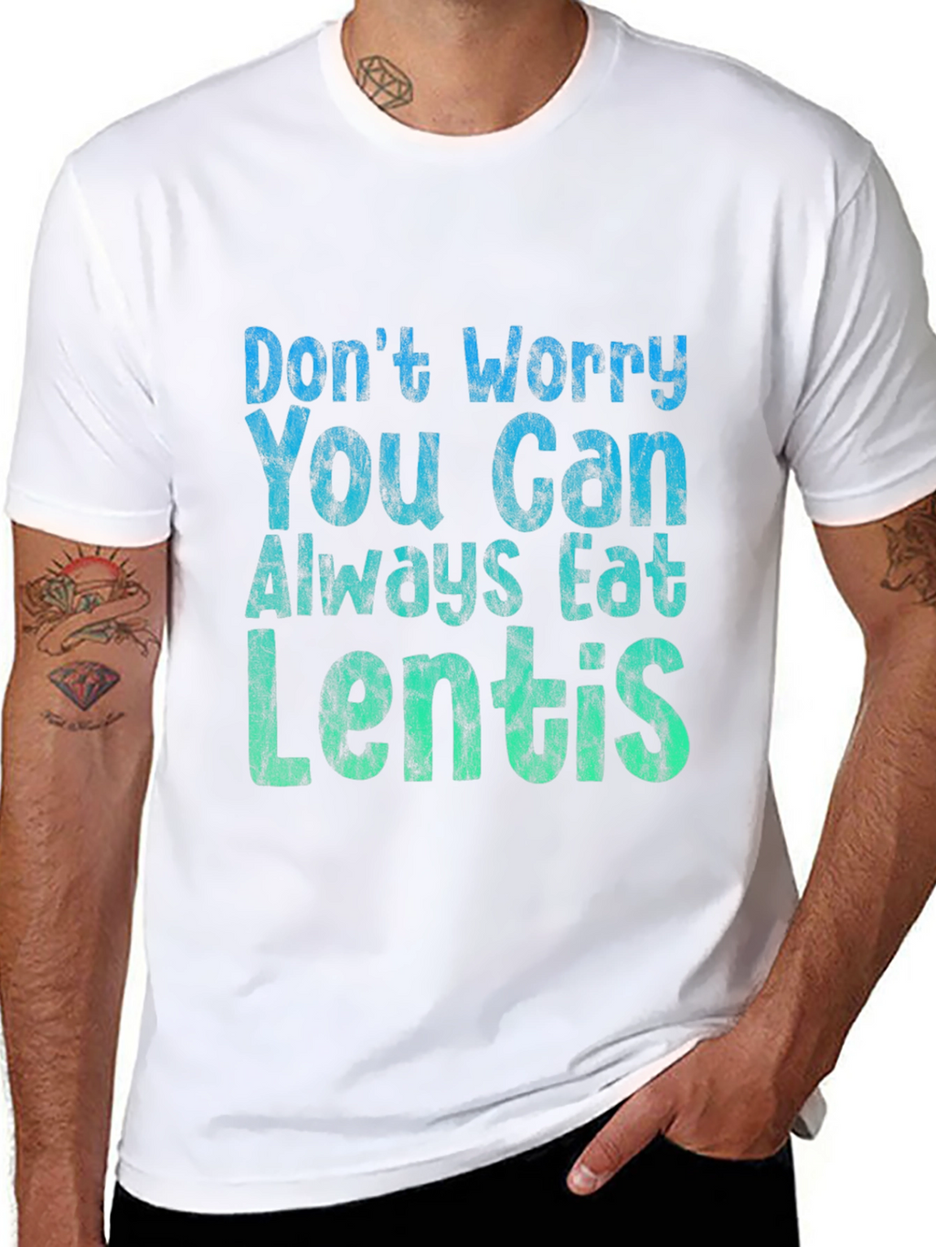 Eat Lentils T-Shirt - Funny Foodie Tee