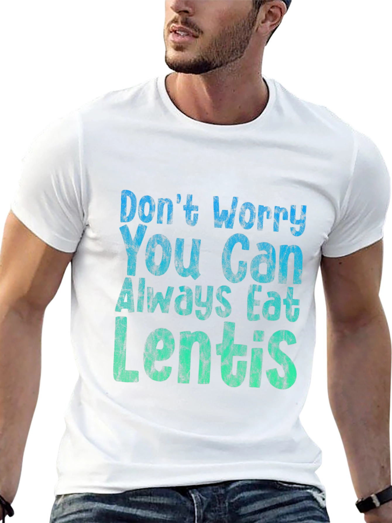 Eat Lentils T-Shirt - Funny Foodie Tee