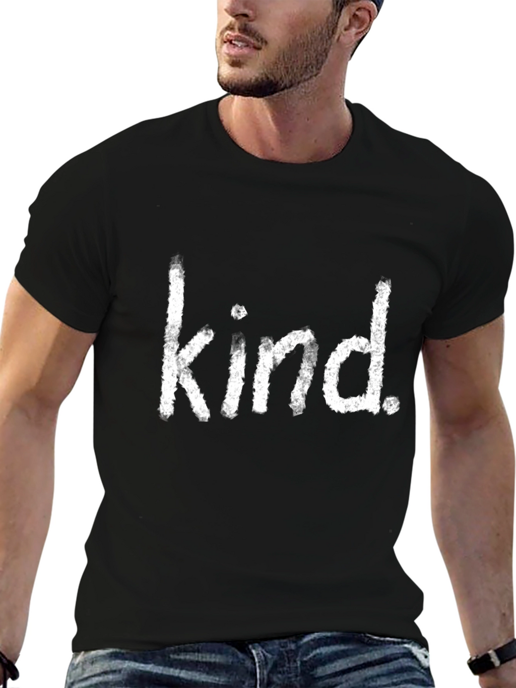 Kind T-Shirt - Black Cotton Blend