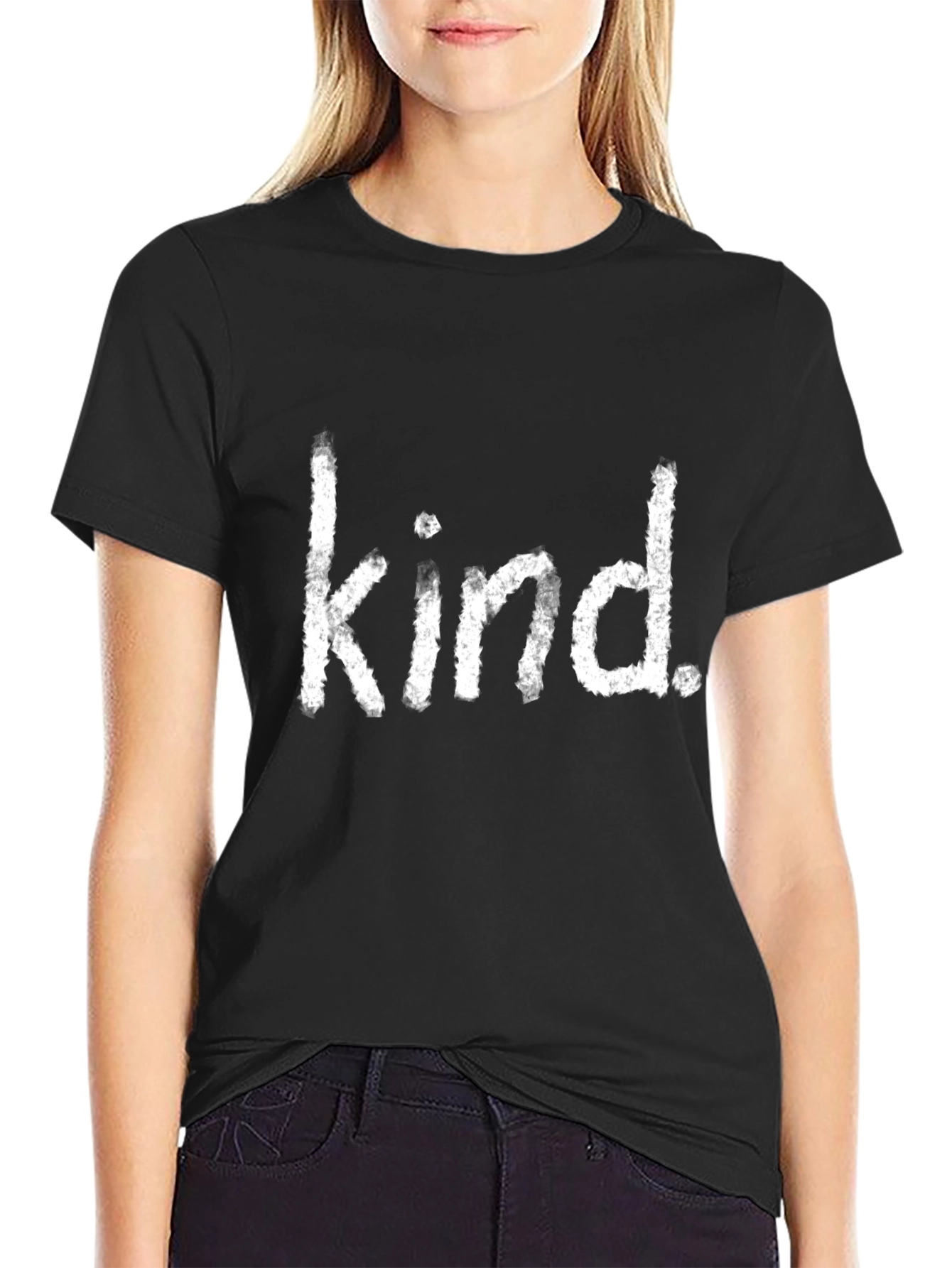 Kind T-Shirt - Black Cotton Blend