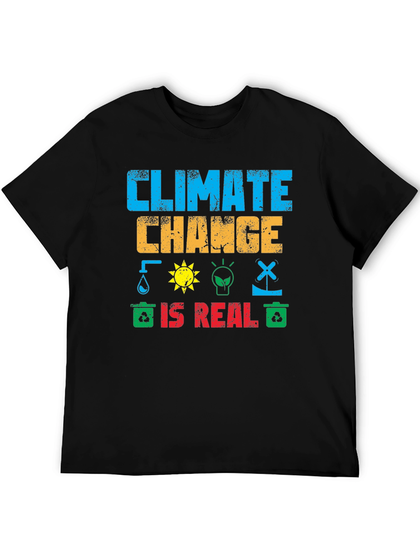 Climate Change is Real Graphic T-Shirt