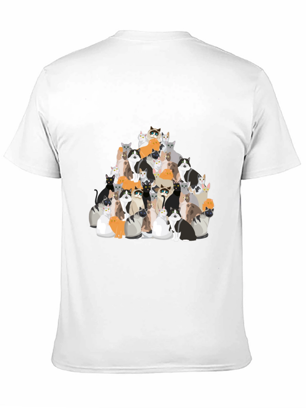 Cat Pile T-Shirt - Crazy Cat Lover Tee
