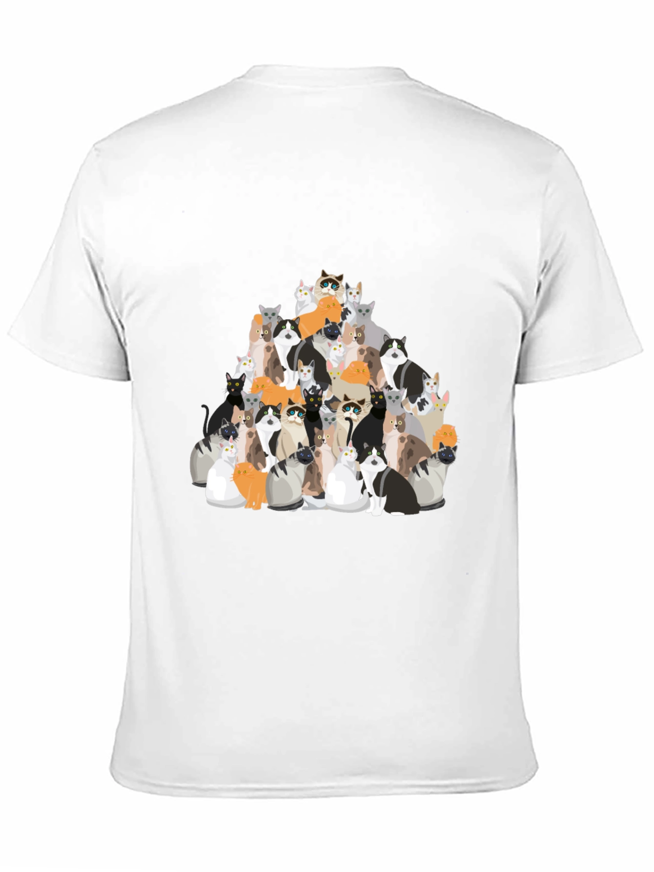Cat Pile T-Shirt - Crazy Cat Lover Tee