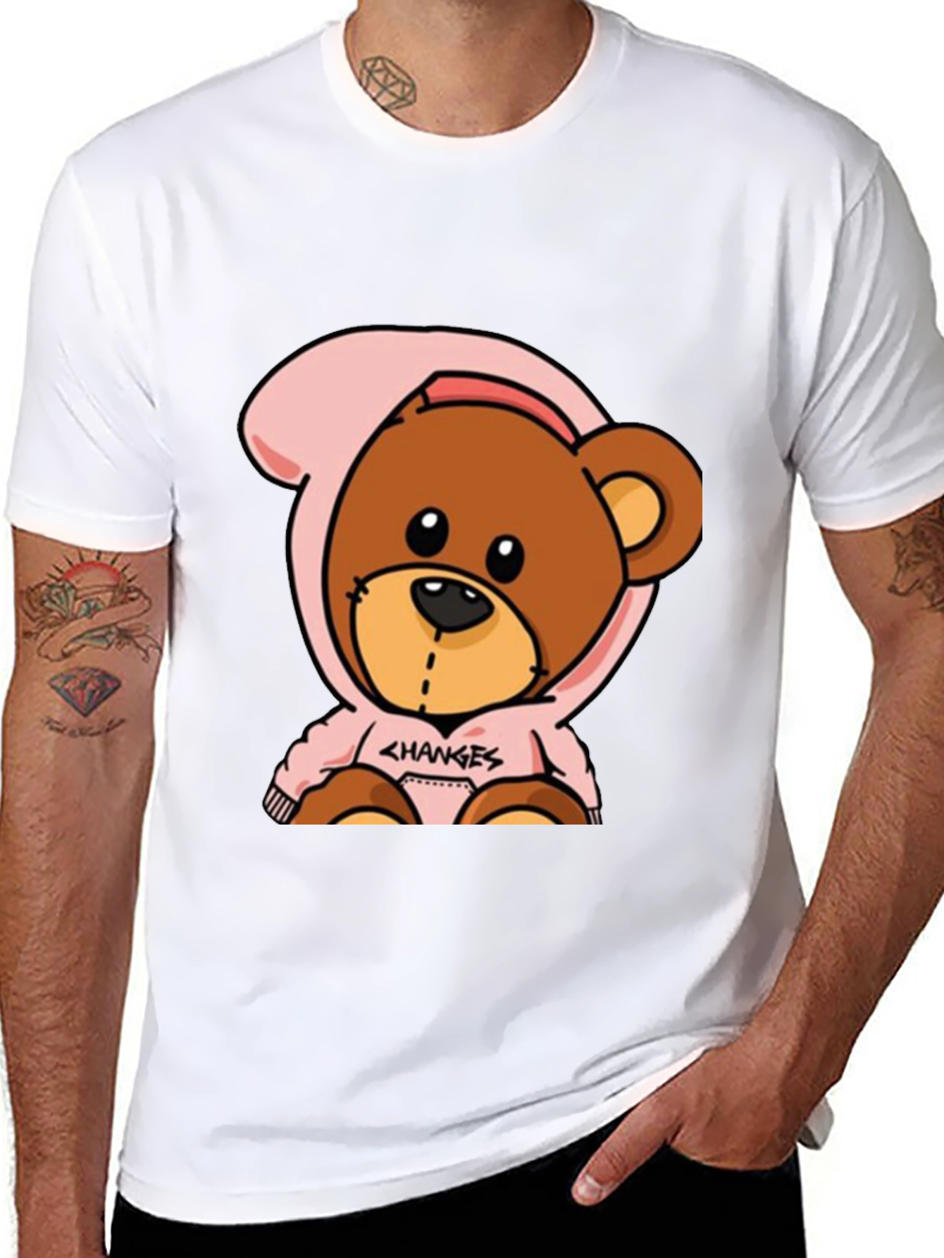 Cartoon Bear Graphic Tee